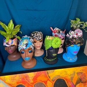 Decorative plant heads